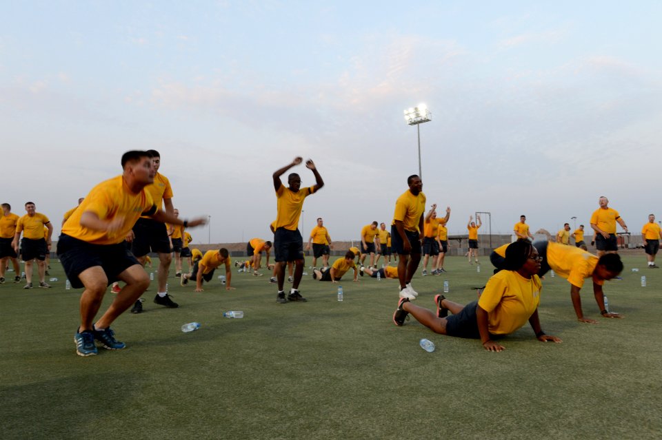 NMCB 11 Detachment HOA physical training 130823-N-UH337-068