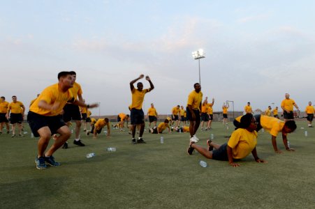NMCB 11 Detachment HOA physical training 130823-N-UH337-068