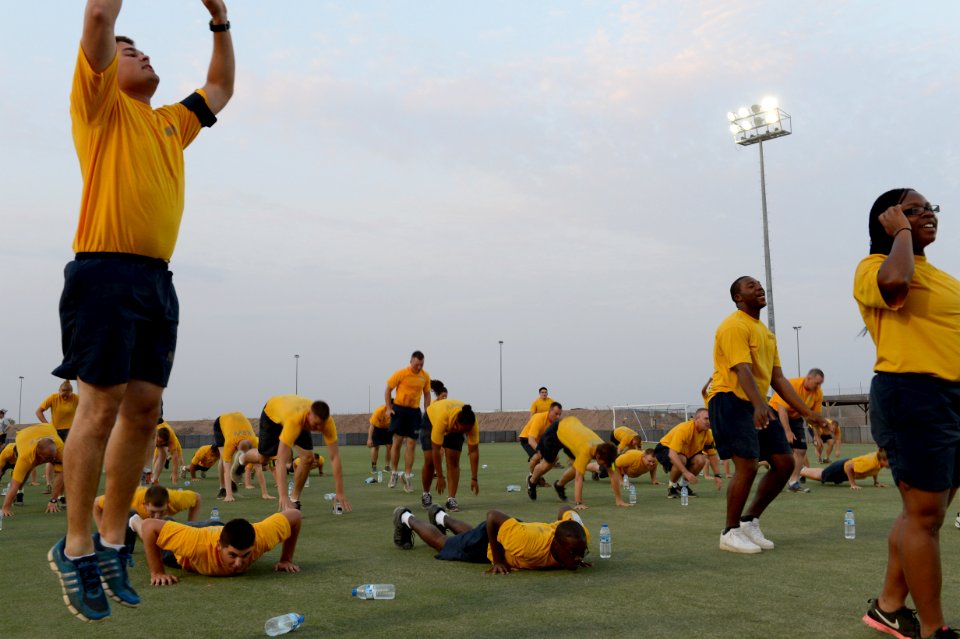 NMCB 11 Detachment HOA physical training 130823-N-UH337-070