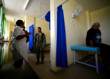 NMCB 3 Seabees tour Tonga's Vaiola National Hospital 131218-N-VN372-053