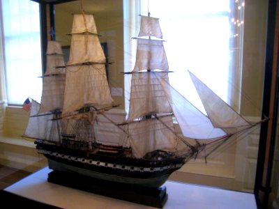 Model of The Constitution, c. 1910 - Old State House Museum, Boston, MA - IMG 6763