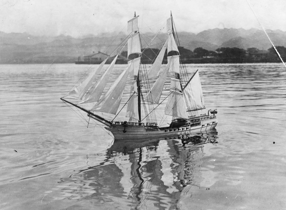 Model of USS PEACOCK (1826) - NH 118