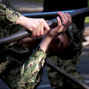 NMRTC Bremerton Sailors setup DECON tents (49749097253)