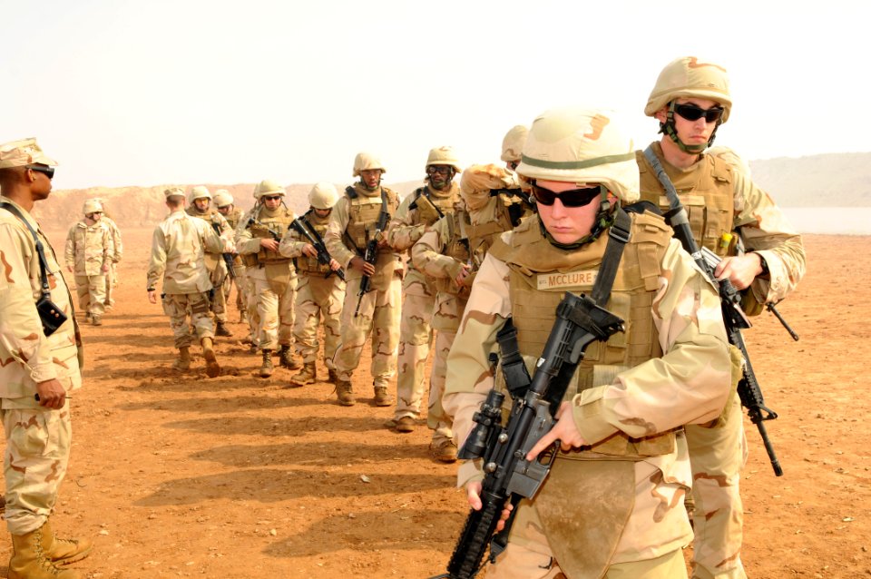 NMCB-11 battlesight zero on Camp Leatherneck 120219-N-UH337-048