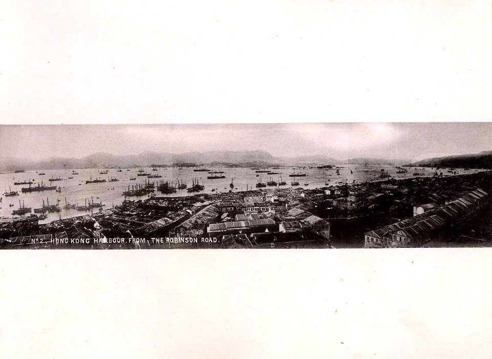 No 02 Hong Kong Harbour from the Robinson Road by Lai Afong
