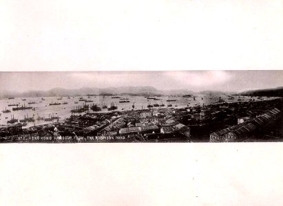 No 02 Hong Kong Harbour from the Robinson Road by Lai Afong
