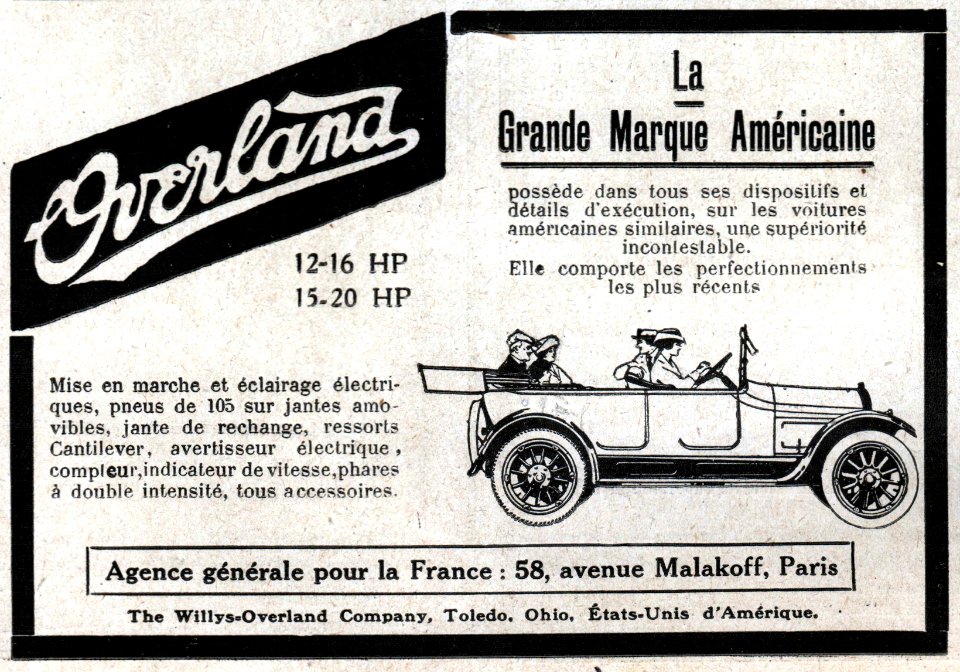 No 3905 Annonces 2, Overland