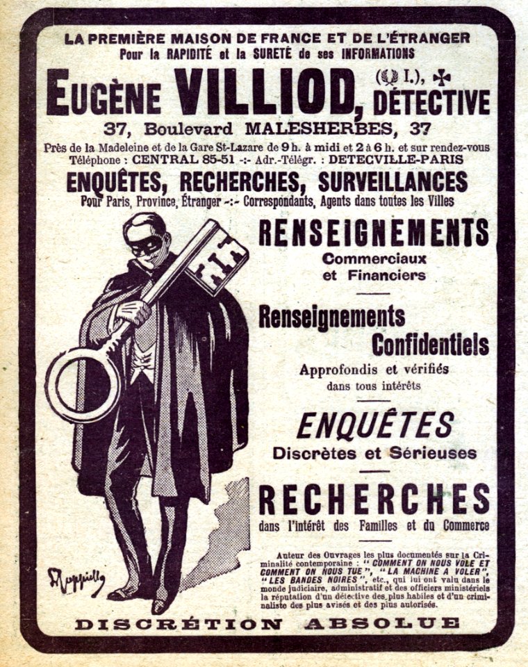 No 3905 Back cover, Eugène Villiod