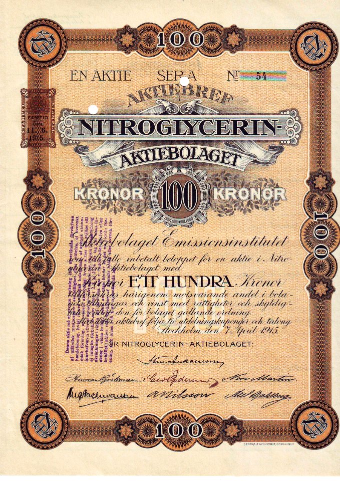 Nitroglycerin AB 1915