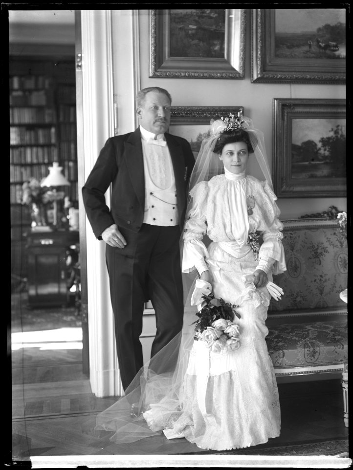 Nils and Amanda Personne, actors, photo 1905 - SMV - NP015