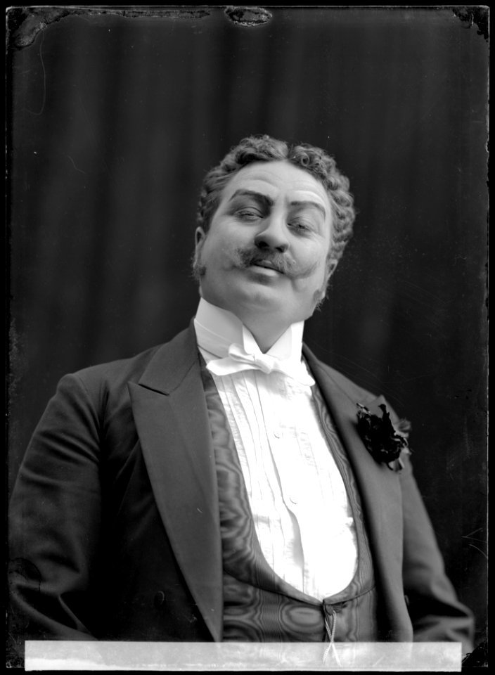 Nils Arehn in Kungen at Svenska teatern 1909 - SMV - NA074