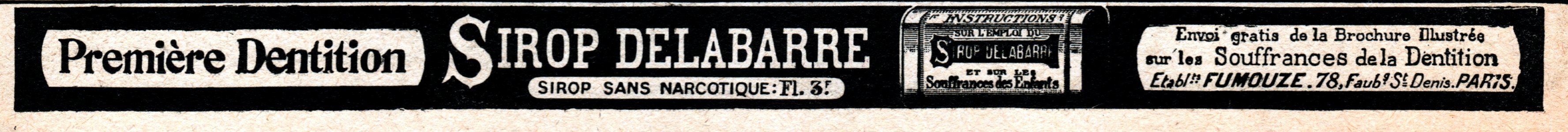 No 3905 Cover-inside, Sirop Delabarre