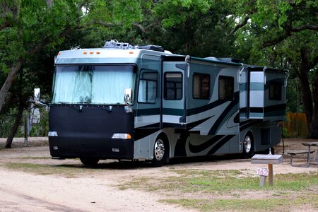 Recreational vehicle motor home camper photo