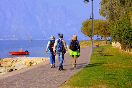 Backpack garda malcesine photo