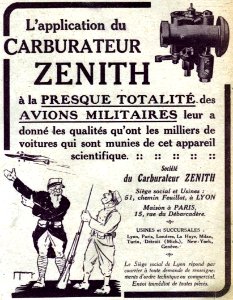 No 3905 Back cover, Carburateur ZENITH