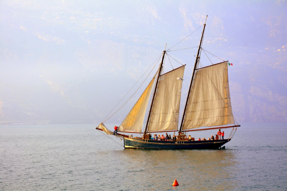 Sails boat italy photo