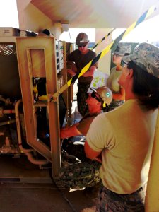 NMCB 133 DET Guam Seabees participate in joint operations Silver Flag exercise 140823-N-ZZ999-003