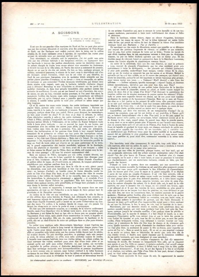 No 3791, 30 Octobre 1915, Page 450