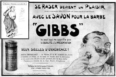 No 3791, 30 Octobre 1915, Savon GIBBS