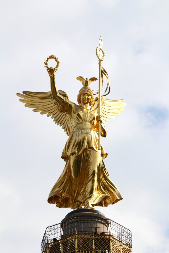 Gold woman female