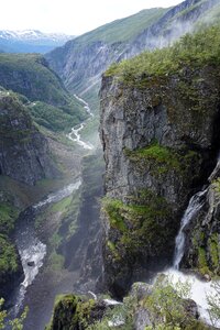Norway waterfall venningfossen