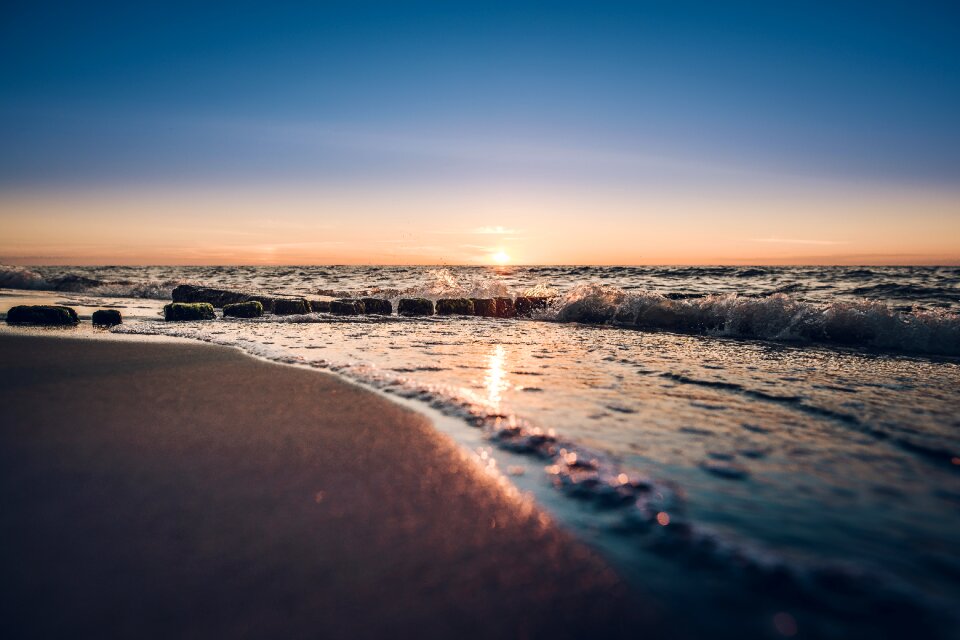 Beach the dawn family landscape