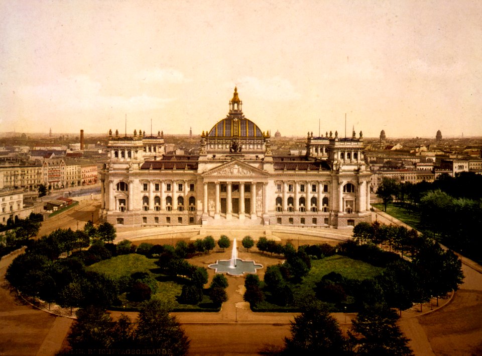 No Known Restrictions The Reichstag, Berlin, ca. 1890s (LOC) (461040598)