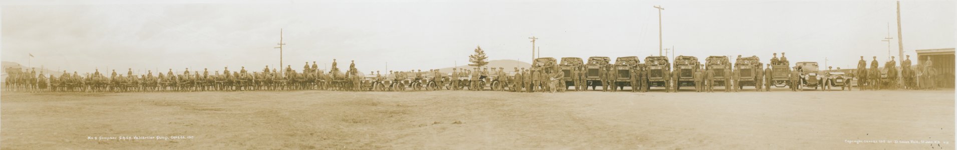 No. 5 Company C.A.S.C., Valcartier Camp, Canada, 1915. No. 16 (HS85-10-30875)