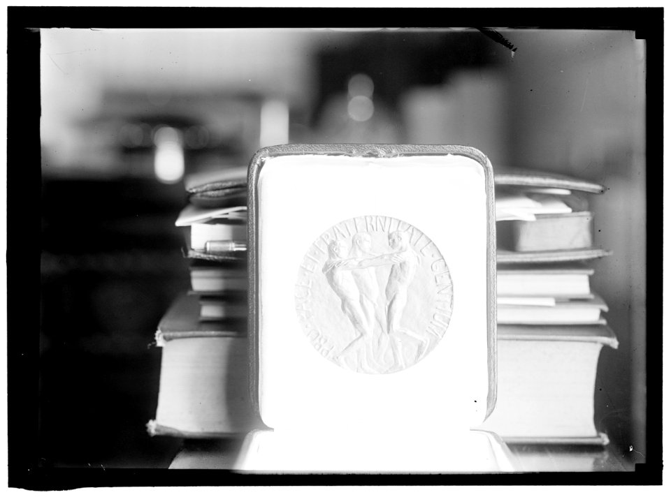 NOBEL PEACE PRIZE. THE MEDAL LCCN2016865220