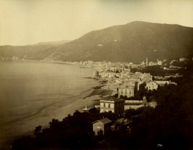 Noack, Alfred (1833-1895) - n. 3740 - Alassio - Panorama photo