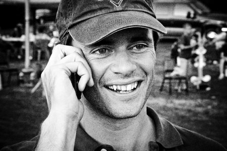 Happiness smile phone