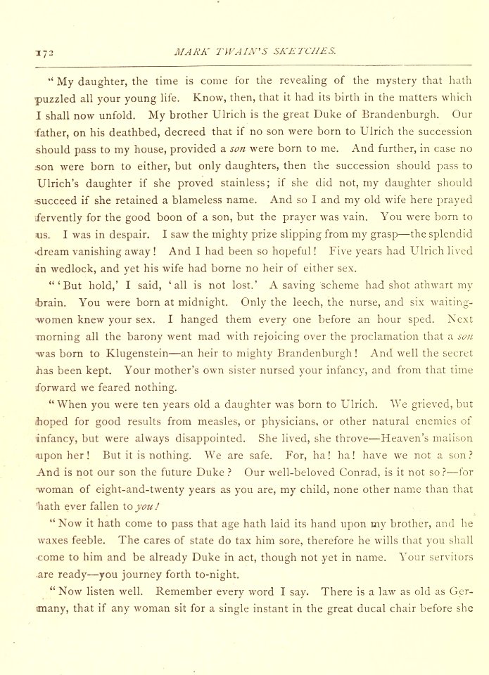 Mark Twain's Sketches, New and Old, p. 172