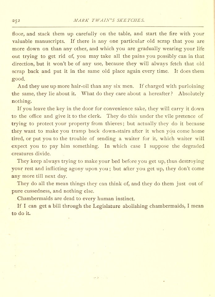 Mark Twain's Sketches, New and Old, p. 252