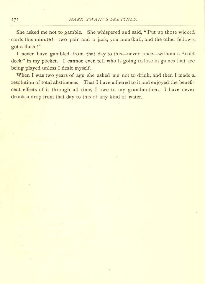 Mark Twain's Sketches, New and Old, p. 272