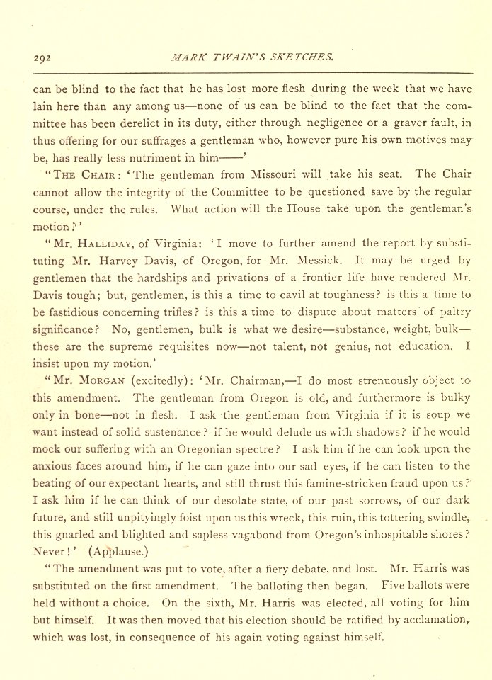 Mark Twain's Sketches, New and Old, p. 292