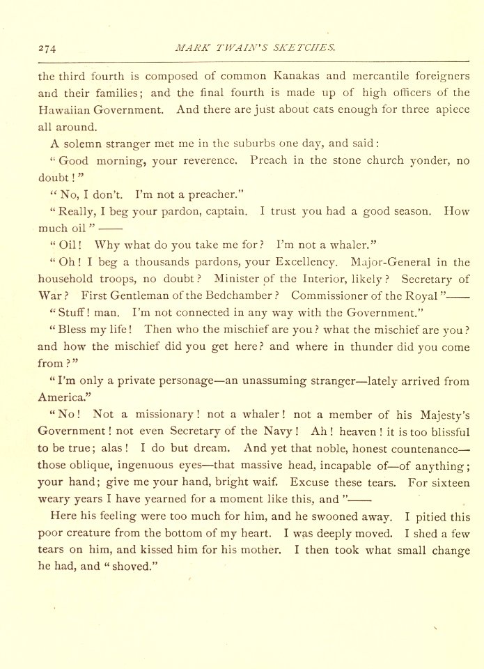 Mark Twain's Sketches, New and Old, p. 274