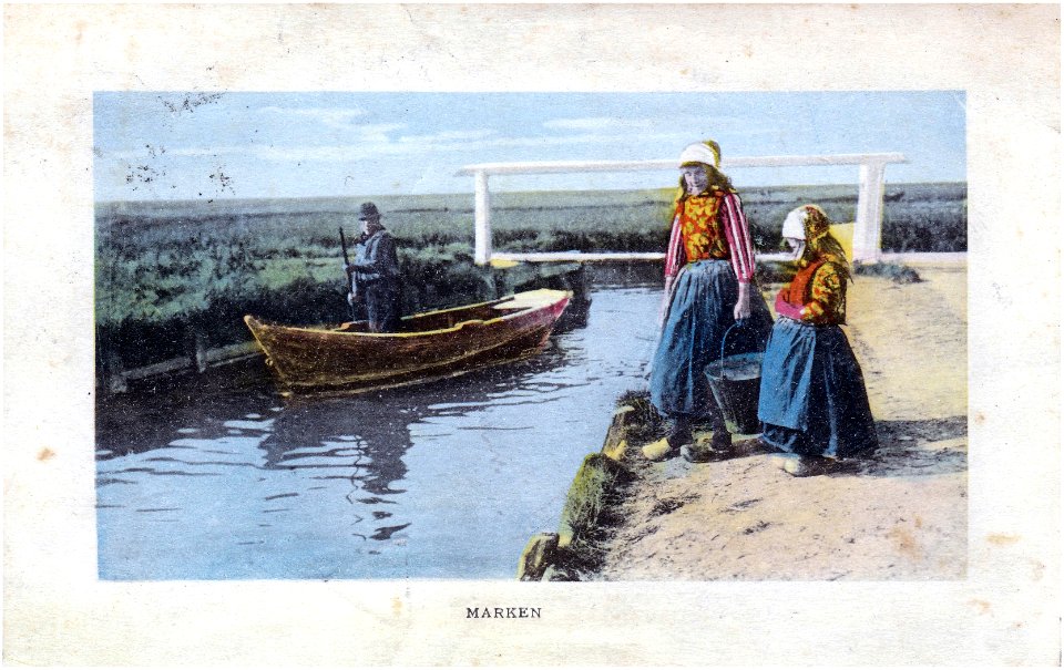 MARKEN — Ansichtkaart 1920 —