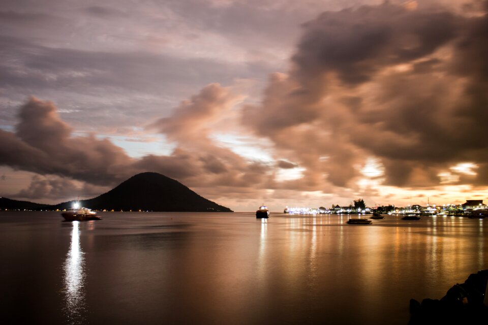 Landscape ternate east indonesia