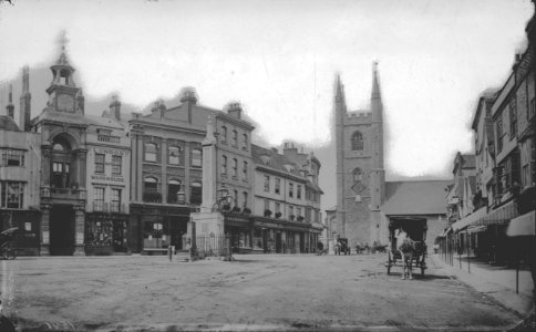 Market Place, Reading, c. 1870 photo