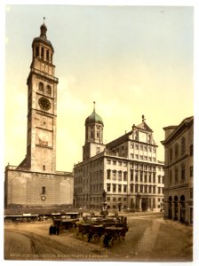 Market place, Augsburg, Bavaria, Germany-LCCN2002696106