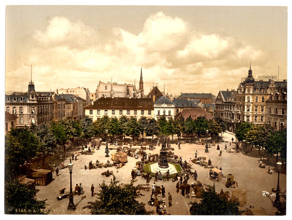 Market, Bremerhafen, Hanover (i.e. Hannover), Germany-LCCN2002713711