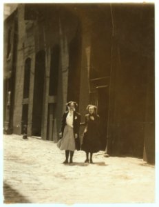 Noon, May 12th, 1910. Girls working in Inland Type Foundry, 9 to 10 hours a day. LOC nclc.04650