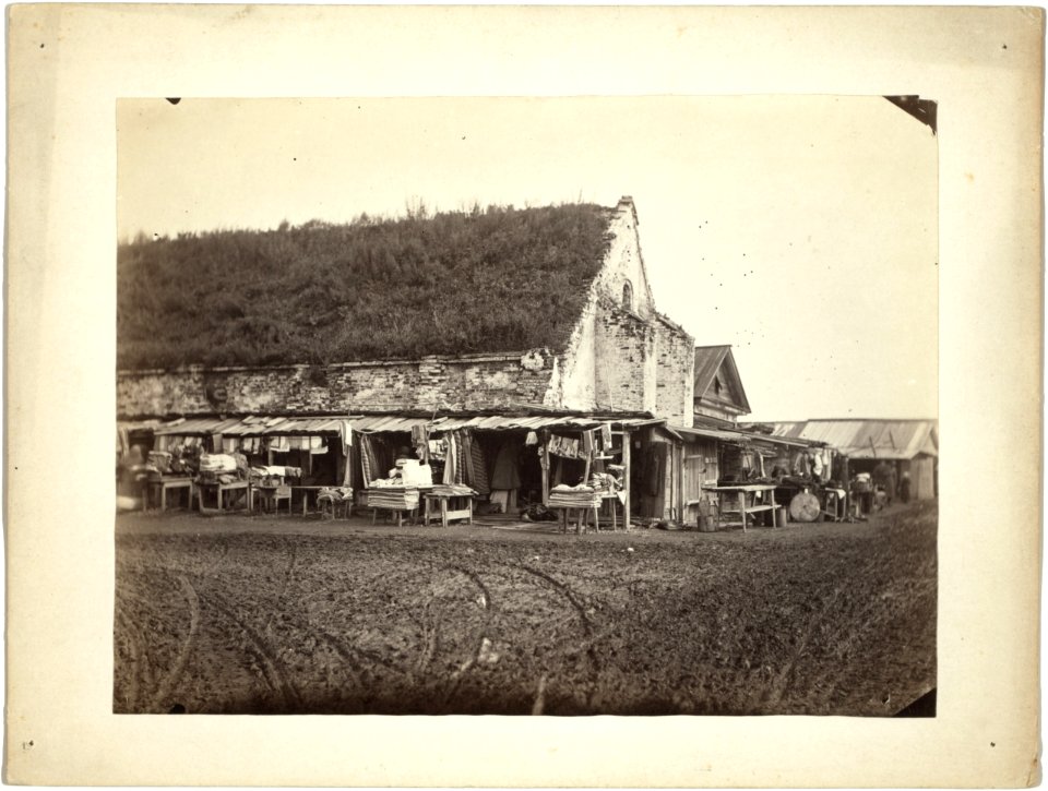 Market stalls beside old powder magazine, Irkutsk LCCN99615484