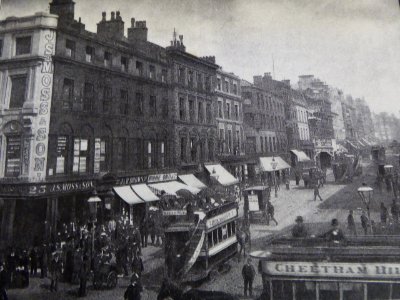 Market Street, Manchester in 1889 photo