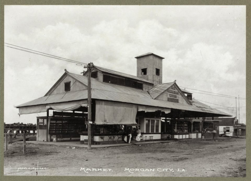 Market, Morgan City, LA. - Harry L. Squires. LCCN2006683820
