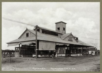 Market, Morgan City, LA. - Harry L. Squires. LCCN2006683820