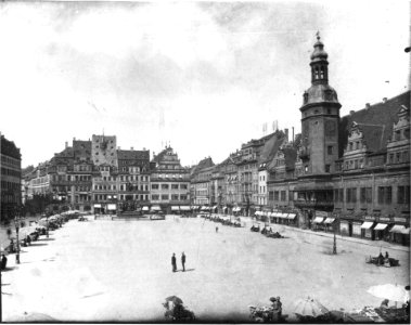 Markt Leipzig 1890