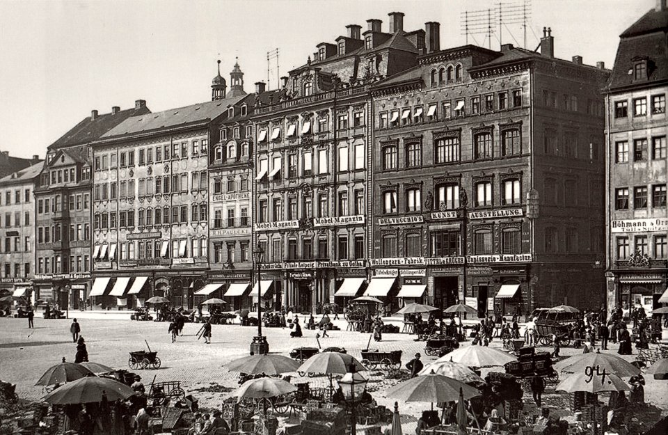 Markt Lzg. Westseite 1885
