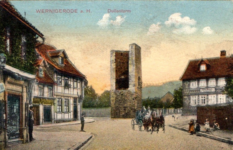 Marktstraße mit Dullenturm (Wernigerode)