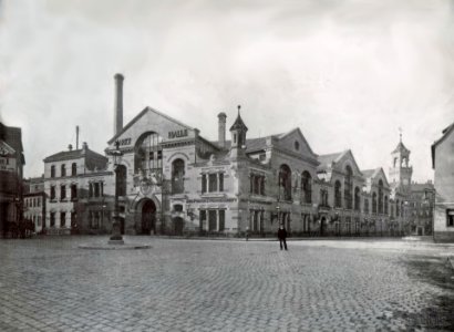 Markthalle Leipzig um 1900